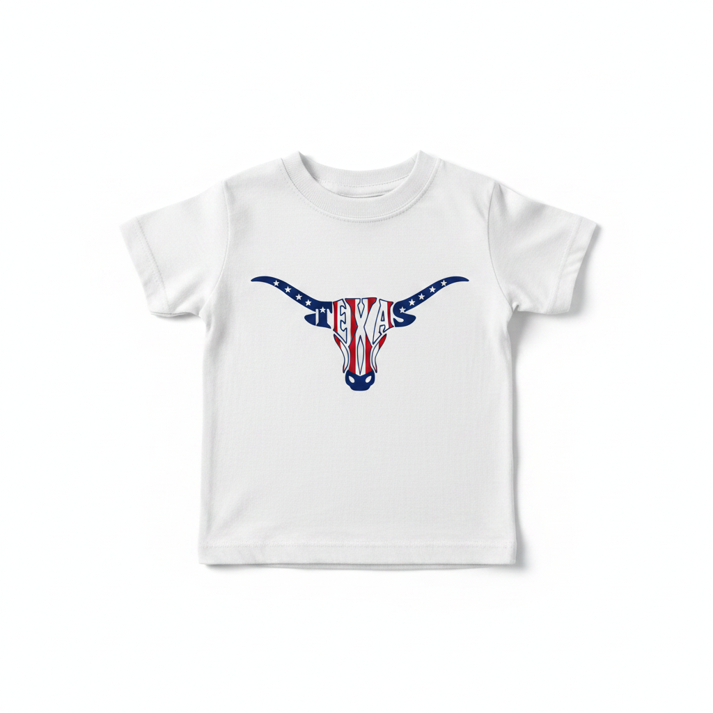 Texas Longhorn 4th of July Toddler T-Shirt