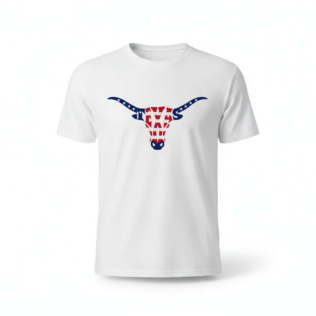 Texas Longhorn 4th of July T-Shirt